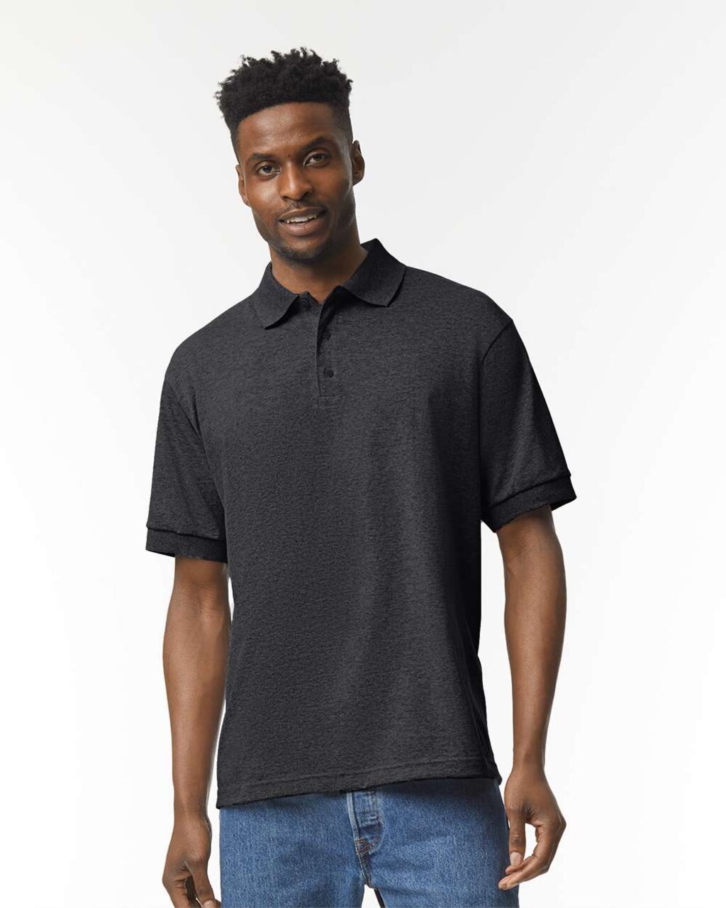 Gildan DryBlend Jersey Polo Short Sleeve T-Shirt for Workwear, Casual Style & Everyday Comfort